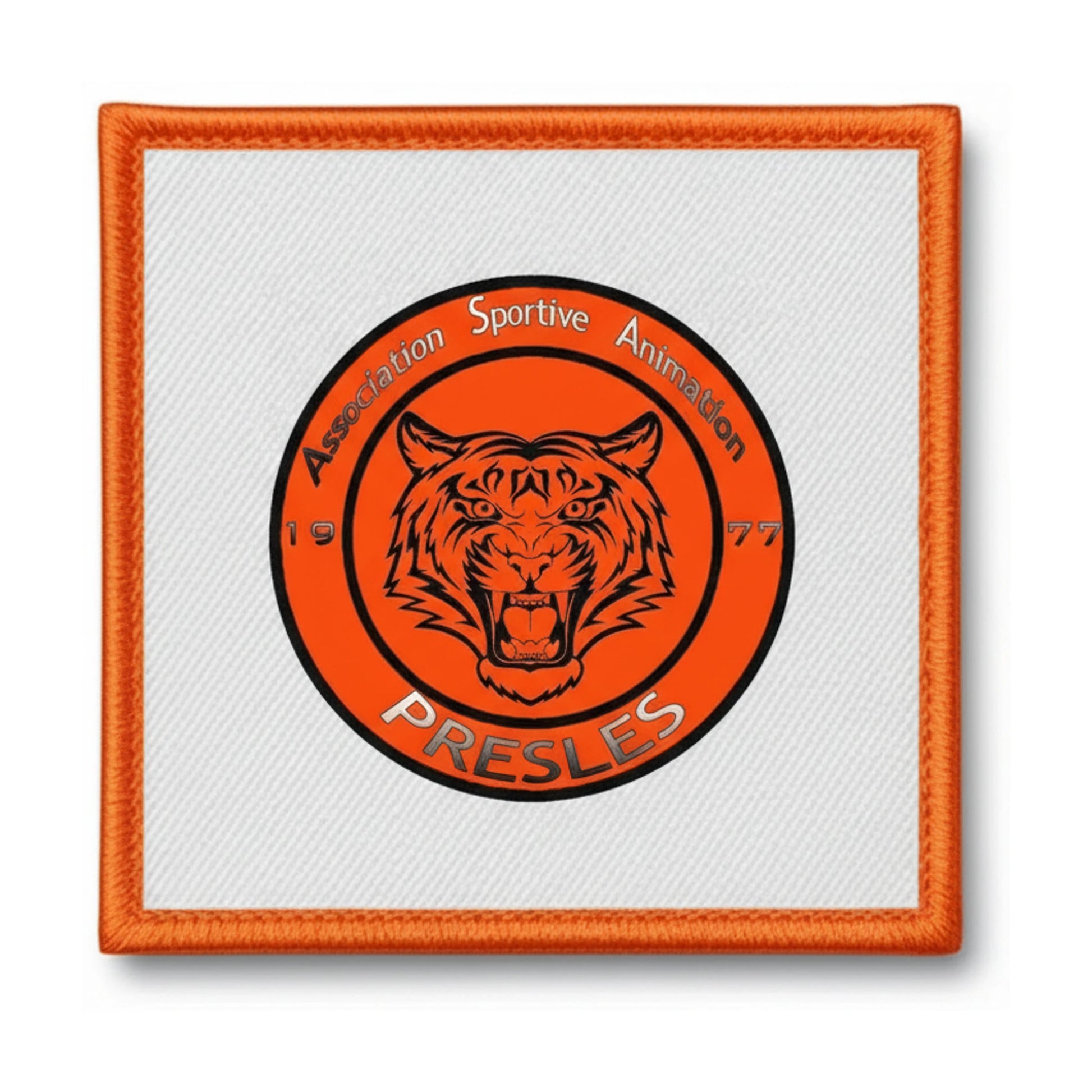 Patch brodé A.S. ANIMATION PRESLES Football logo