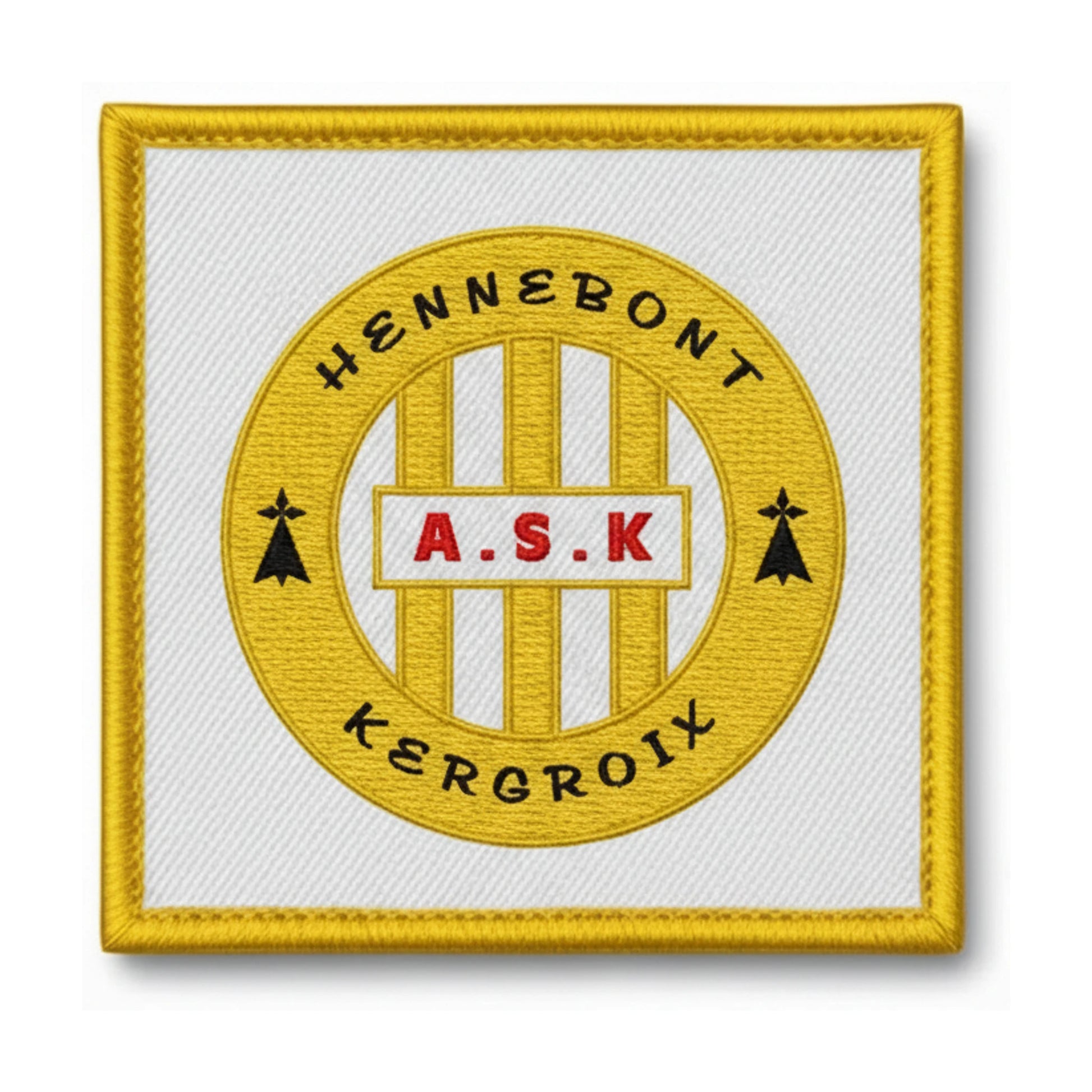 Patch brodé A.S. KERGROISE HENNEBONT Football logo