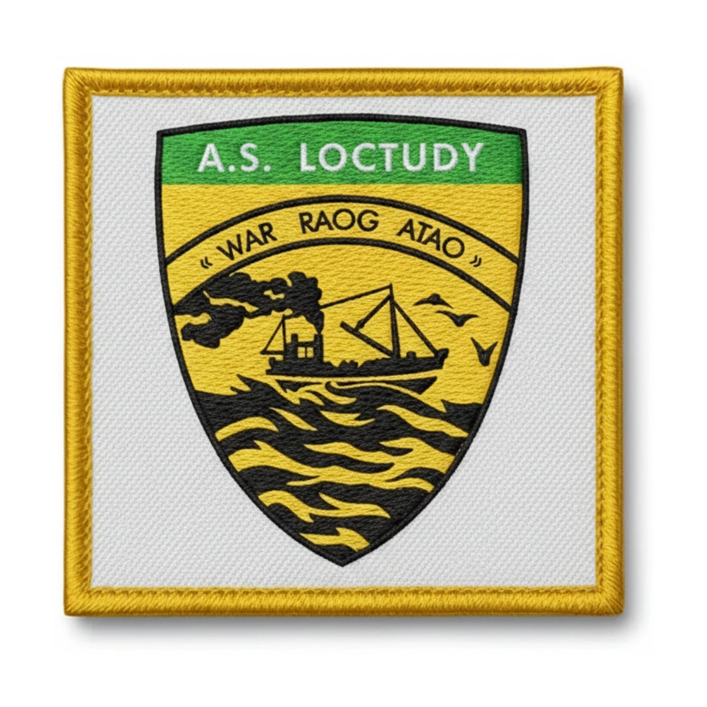 Patch brodé A.S. LOCTUDY Football logo