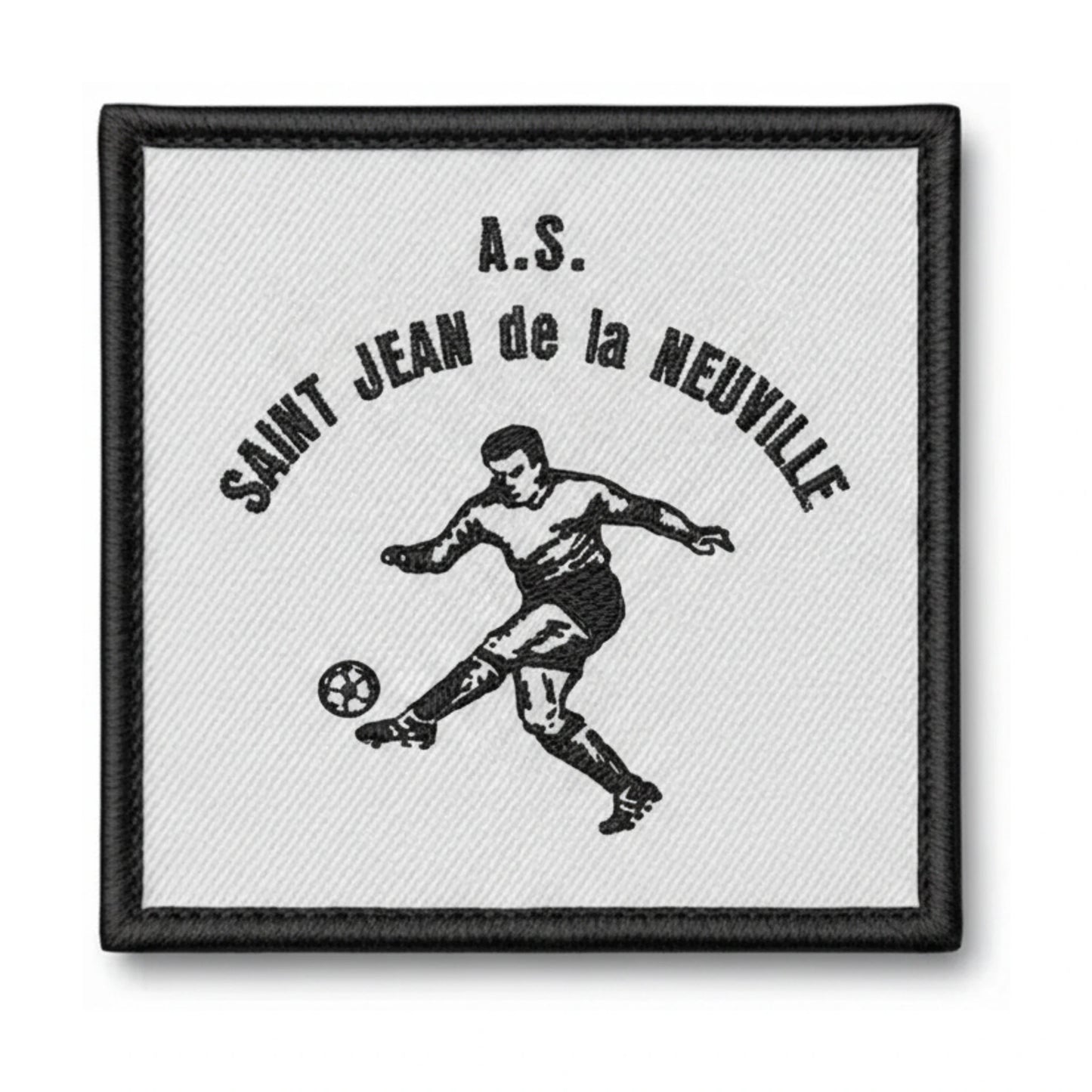 Patch brodé A.S. ST JEAN DE LA NEUVILLE Football logo