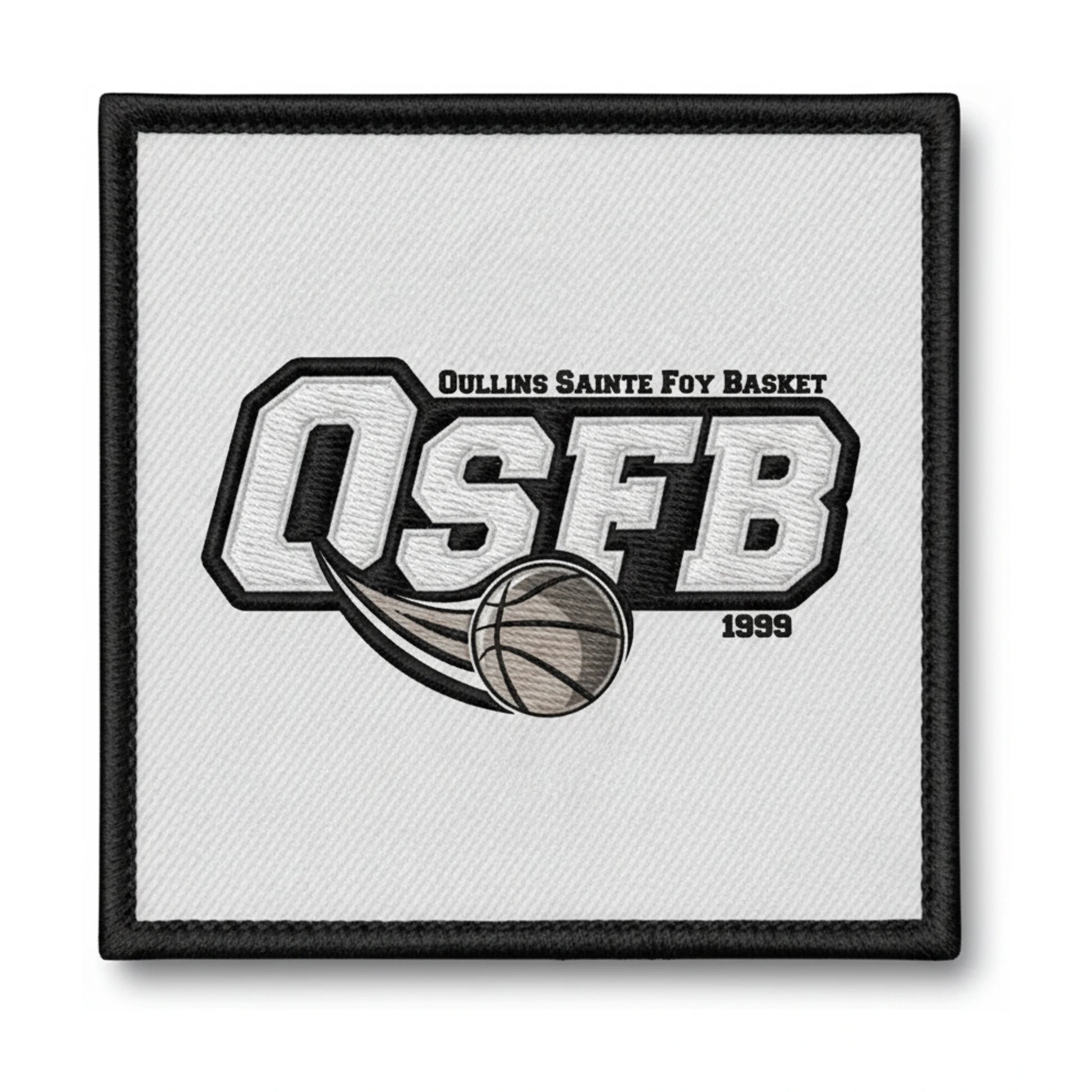 Patch brodé Oullins Ste Foy Basket Ball Basketball logo