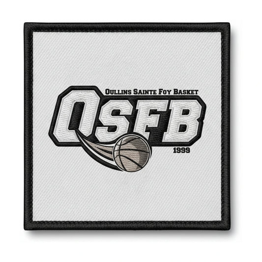 Patch brodé Oullins Ste Foy Basket Ball Basketball logo