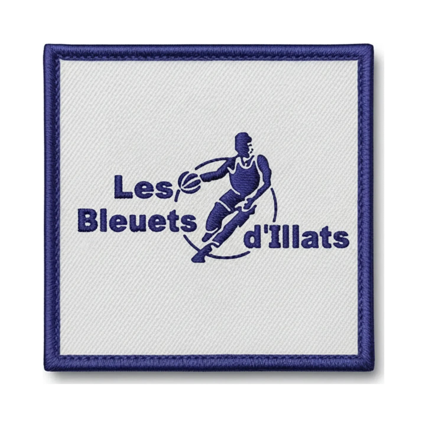 Patch brodé Bleuets Illats Basketball logo