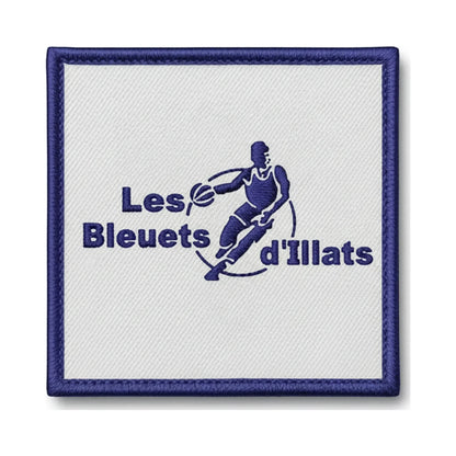 Patch brodé Bleuets Illats Basketball logo