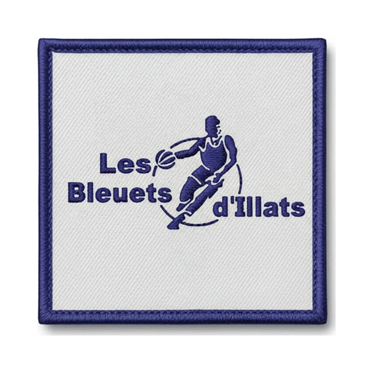 Patch brodé Bleuets Illats Basketball logo