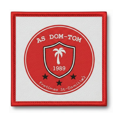 Patch brodé A.S. DOM/TOM FONTENAY LE COMTE Football logo
