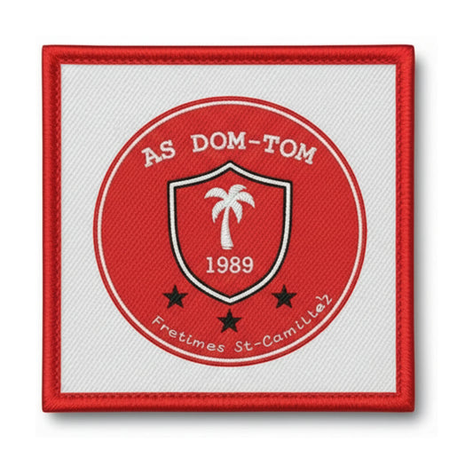 Patch brodé A.S. DOM/TOM FONTENAY LE COMTE Football logo