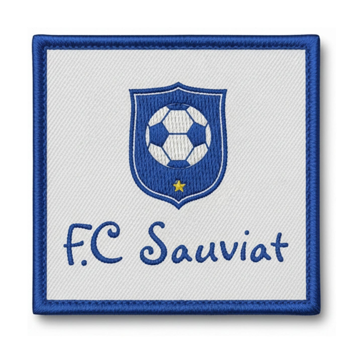 Patch brodé FC Sauviat S/vige Football logo