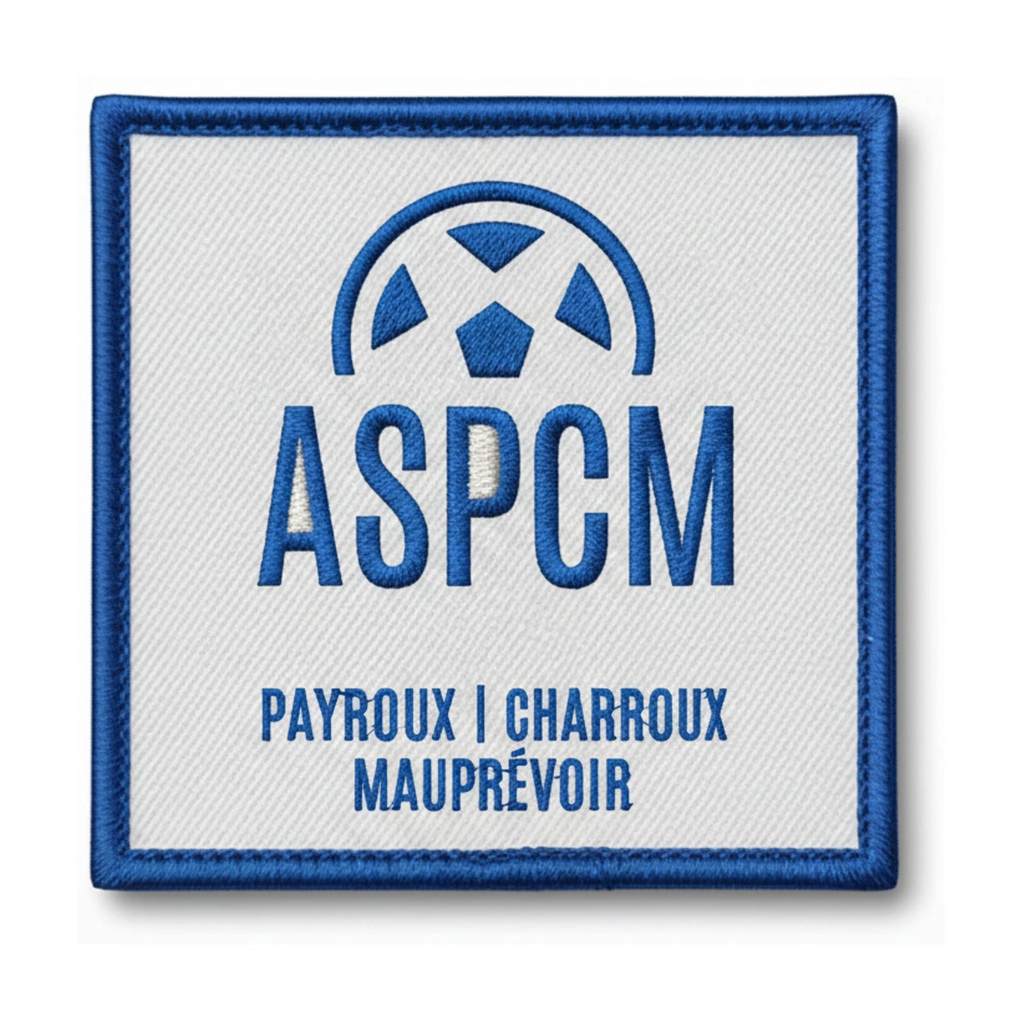 Patch brodé A. S. PAYROUX CHARROUX MAUPREVOIR Football logo