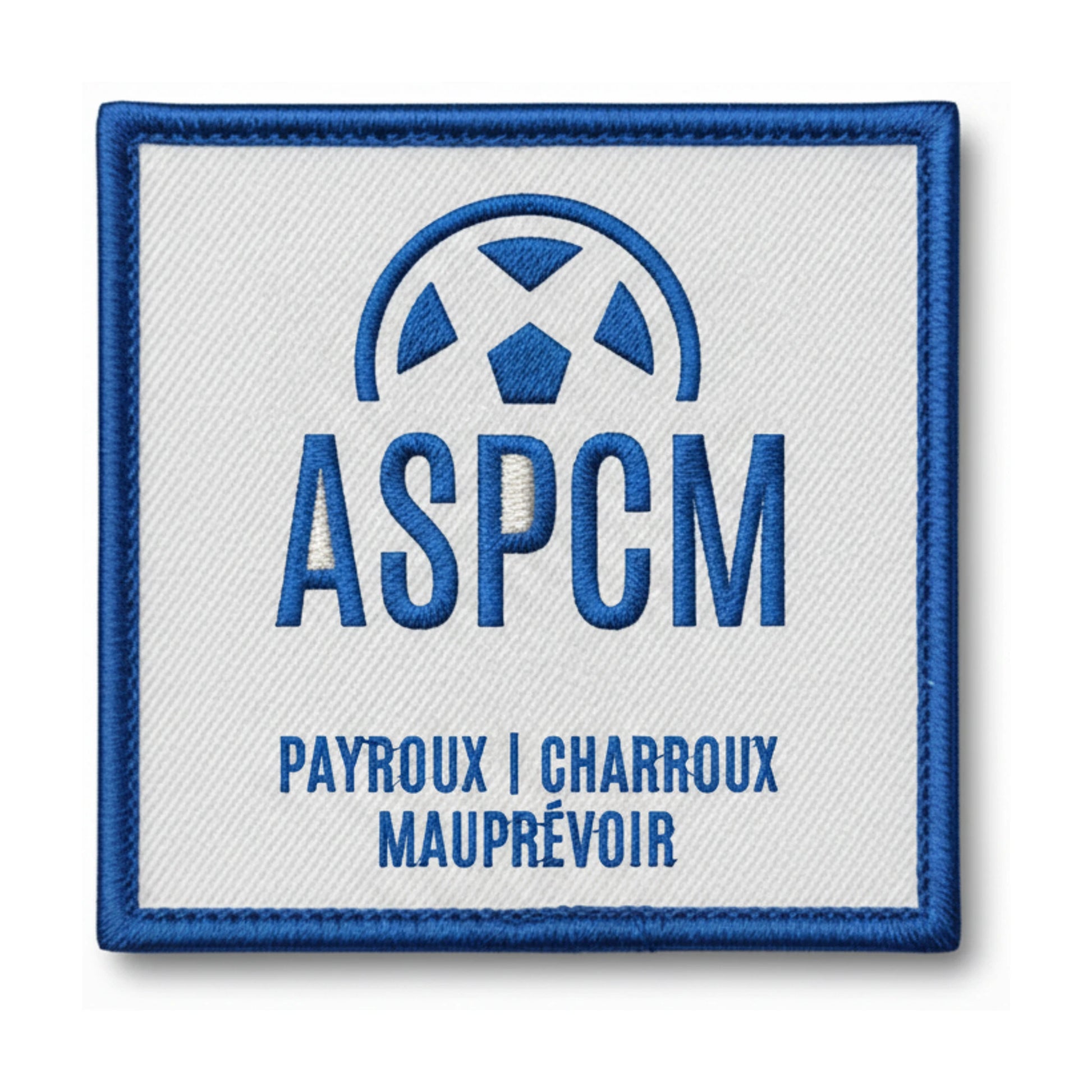 Patch brodé A. S. PAYROUX CHARROUX MAUPREVOIR Football logo