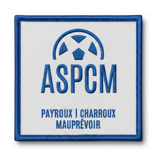 Patch brodé A. S. PAYROUX CHARROUX MAUPREVOIR Football logo