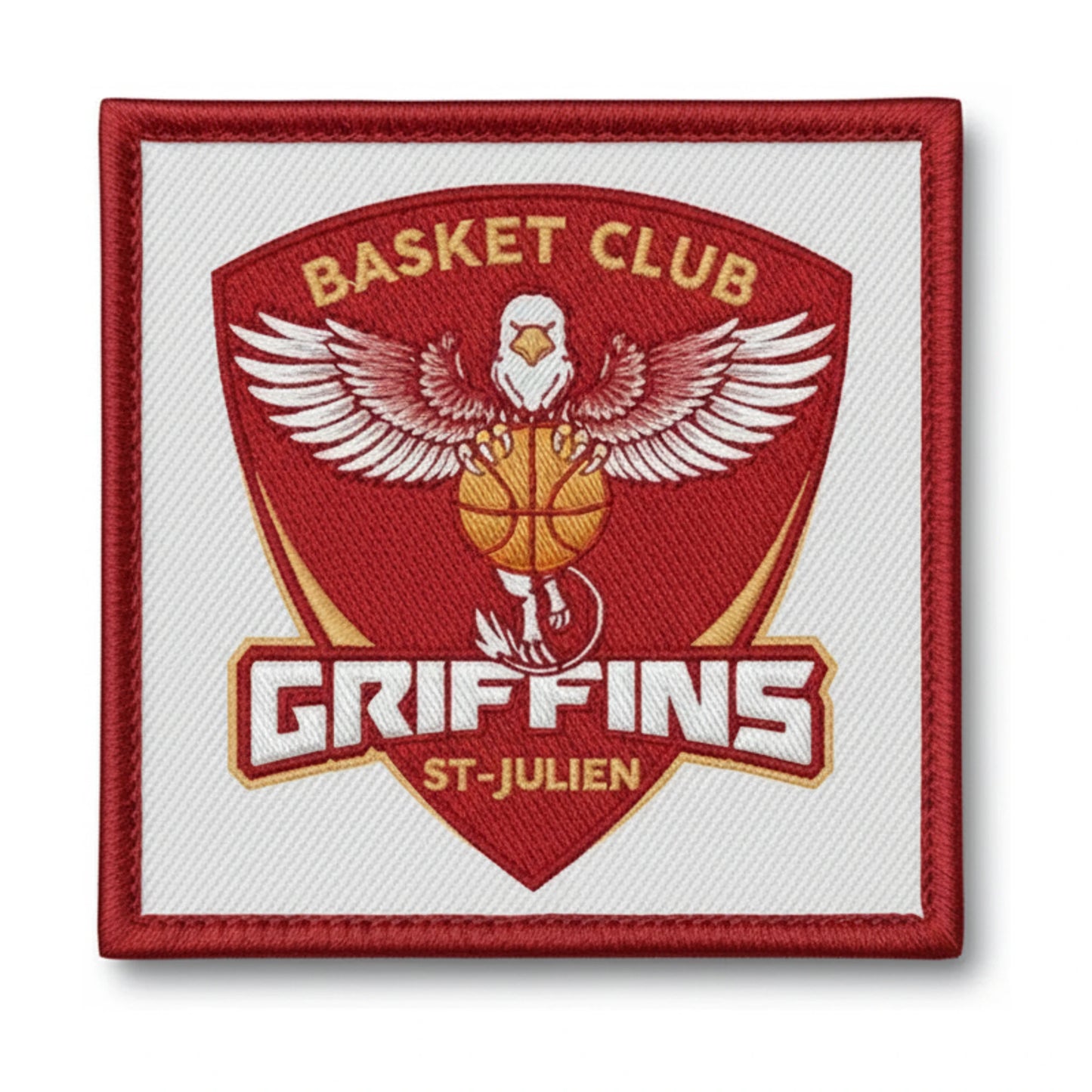 Patch brodé Basket Club Saint Julien En Genevois Basketball logo