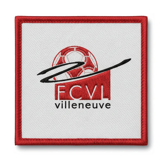 Patch brodé Foot Club De La Vallee Du Lot- Villeneuve S/ Lot Football logo