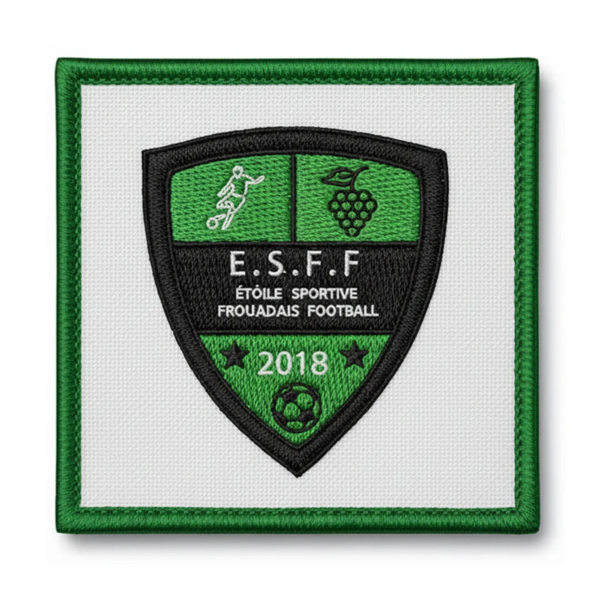 Patch brodé ET. S. DU FRONSADAIS FOOTBALL Football logo