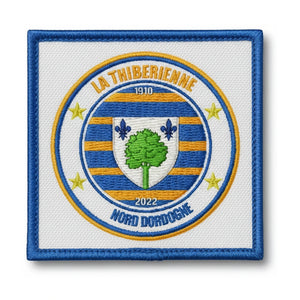 Patch brodé La Thiberienne Nord Dordogne Football logo