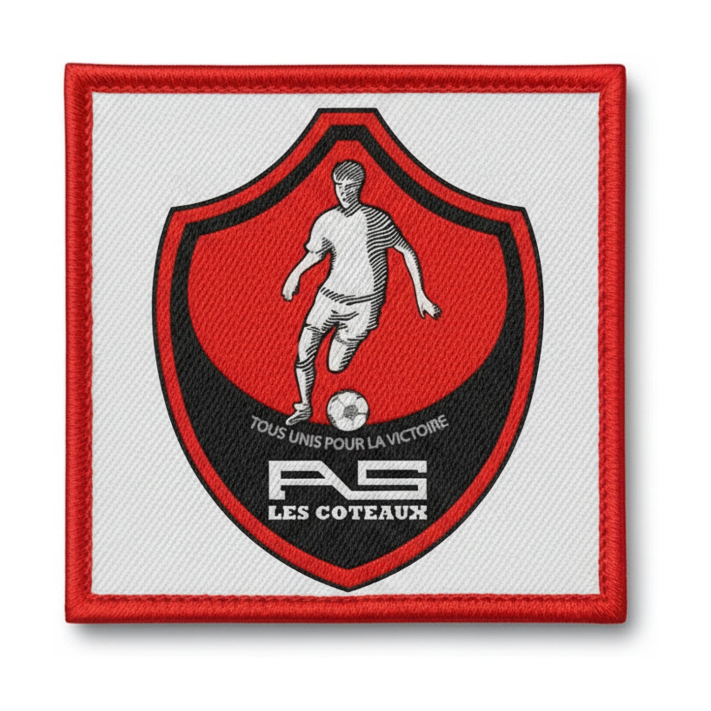 Patch brodé A. S. LES CÔTEAUX Football logo
