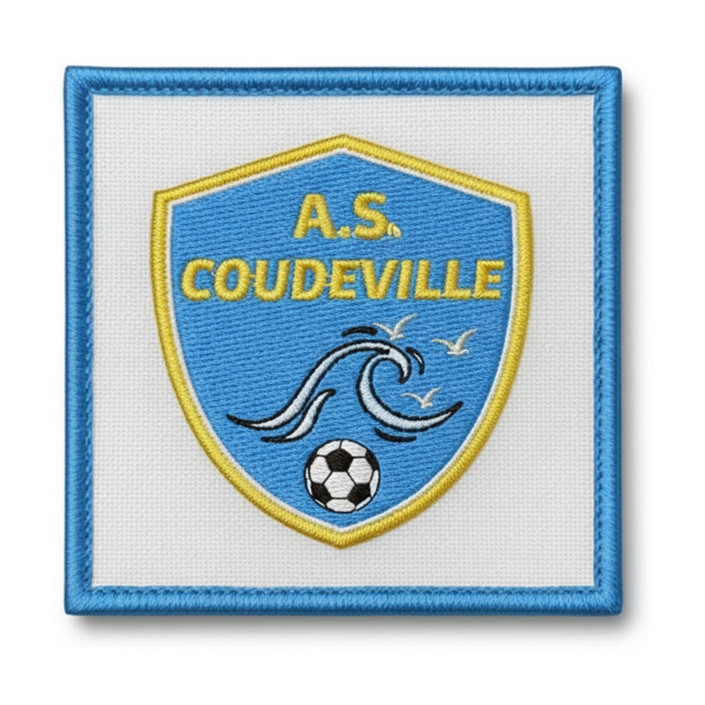 Patch brodé A.S. COUDEVILLE HUDIMESNIL Football logo