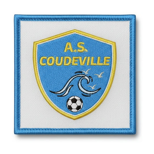 Patch brodé A.S. COUDEVILLE HUDIMESNIL Football logo