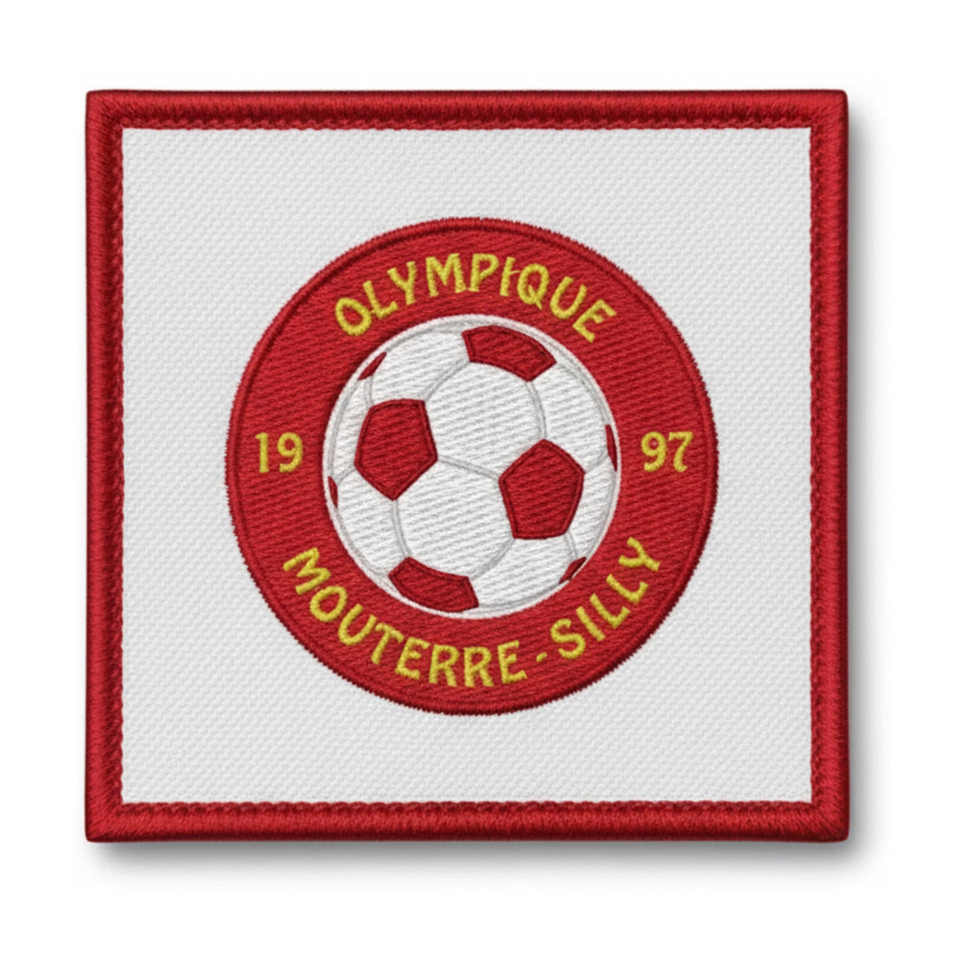 Patch brodé O. MOUTERRE SILLY Football logo