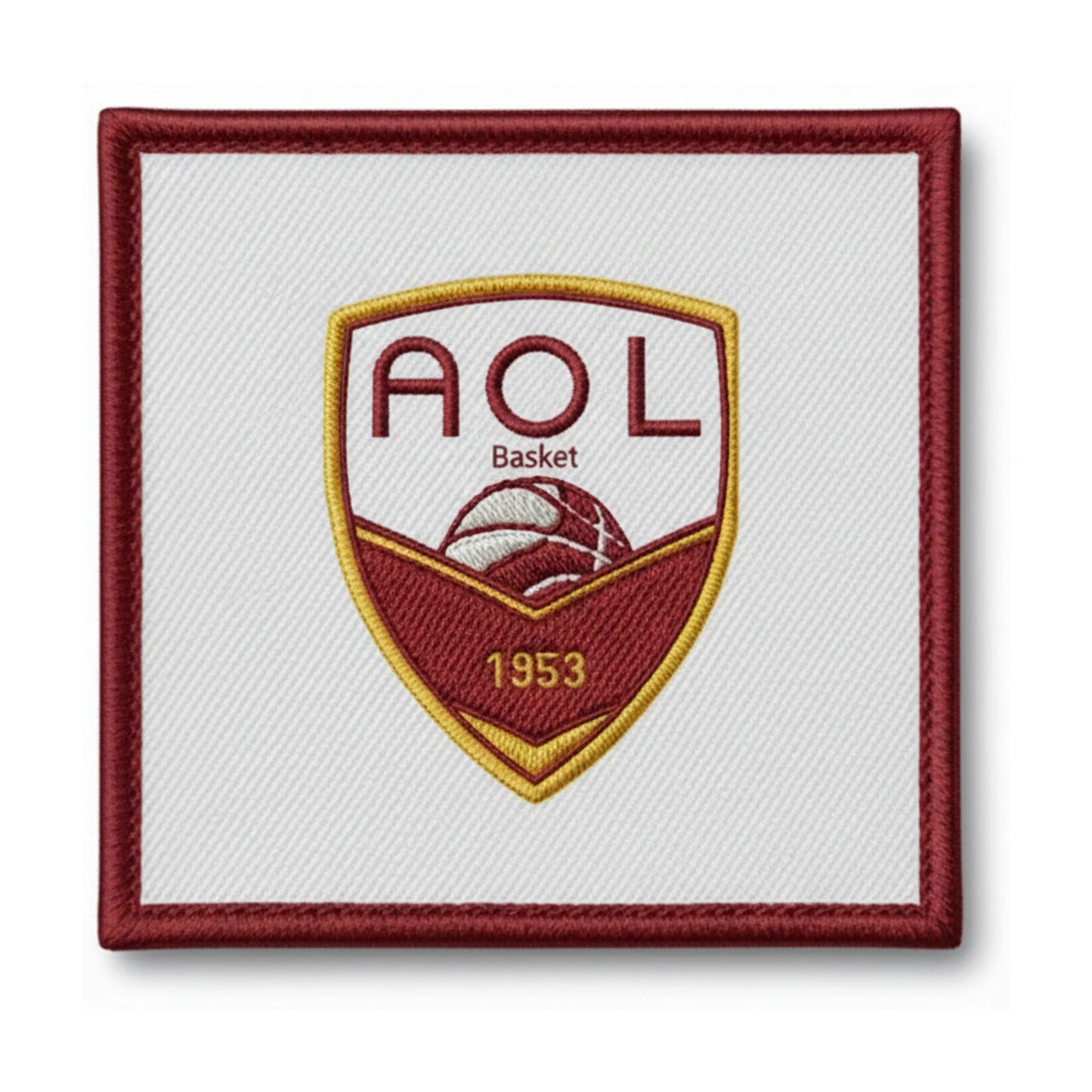 Patch brodé Aol Basket Basketball logo