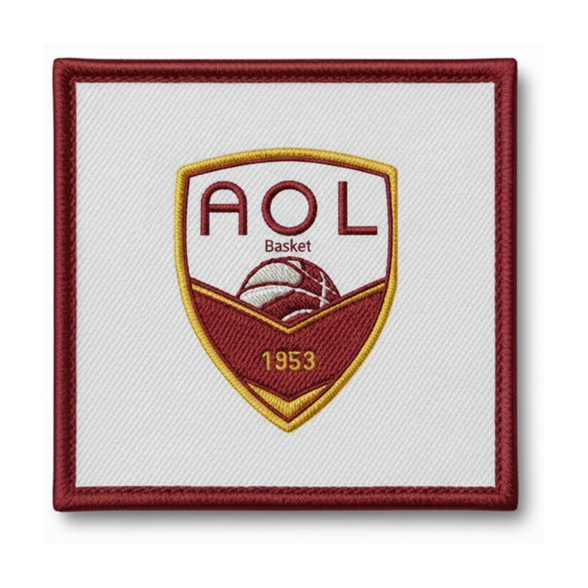 Patch brodé Aol Basket Basketball logo