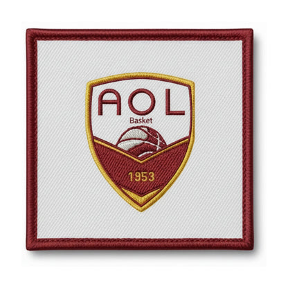 Patch brodé Aol Basket Basketball logo