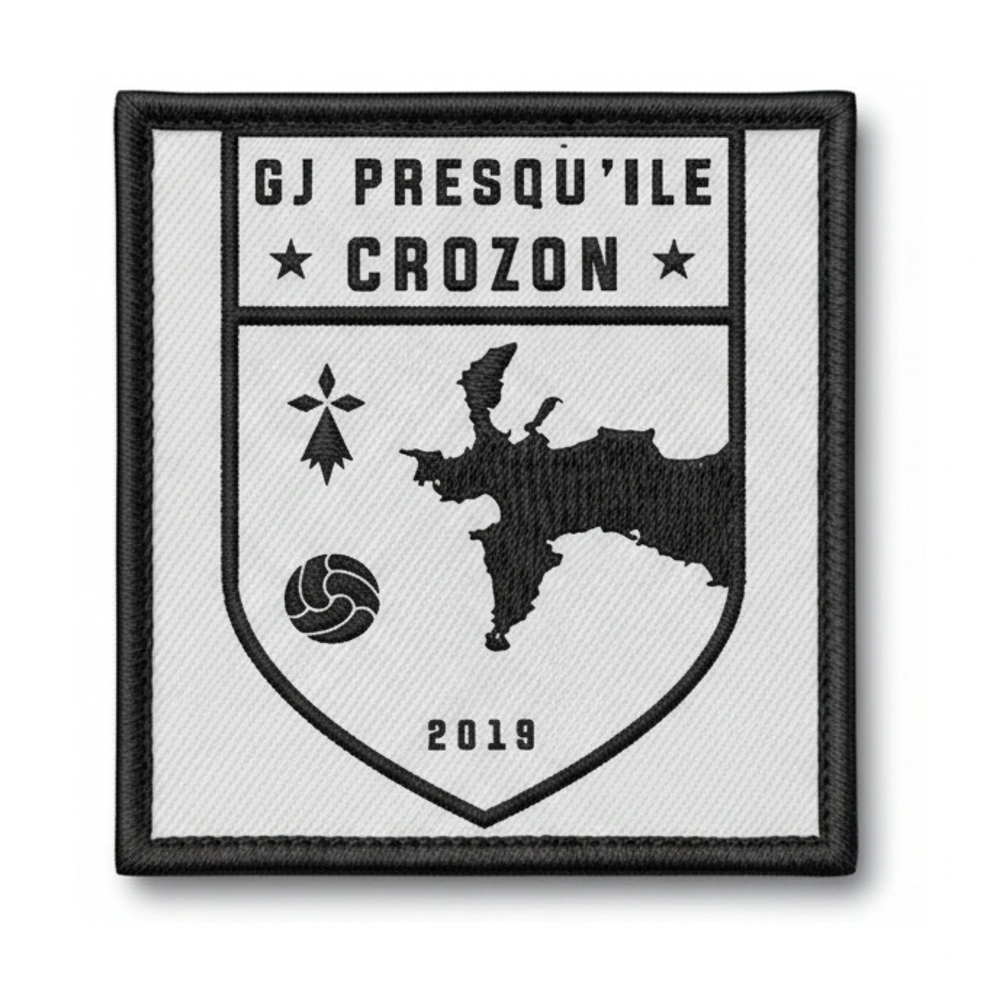Patch brodé GJ PRESQU ILE DE CROZON Football logo