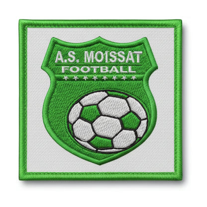 Patch brodé A.S. MOISSAT Football logo