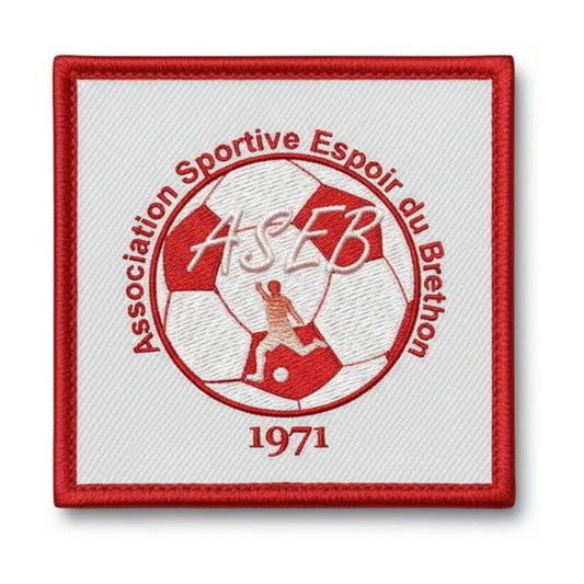 Patch brodé A.S.ESP. DU BRETHON Football logo