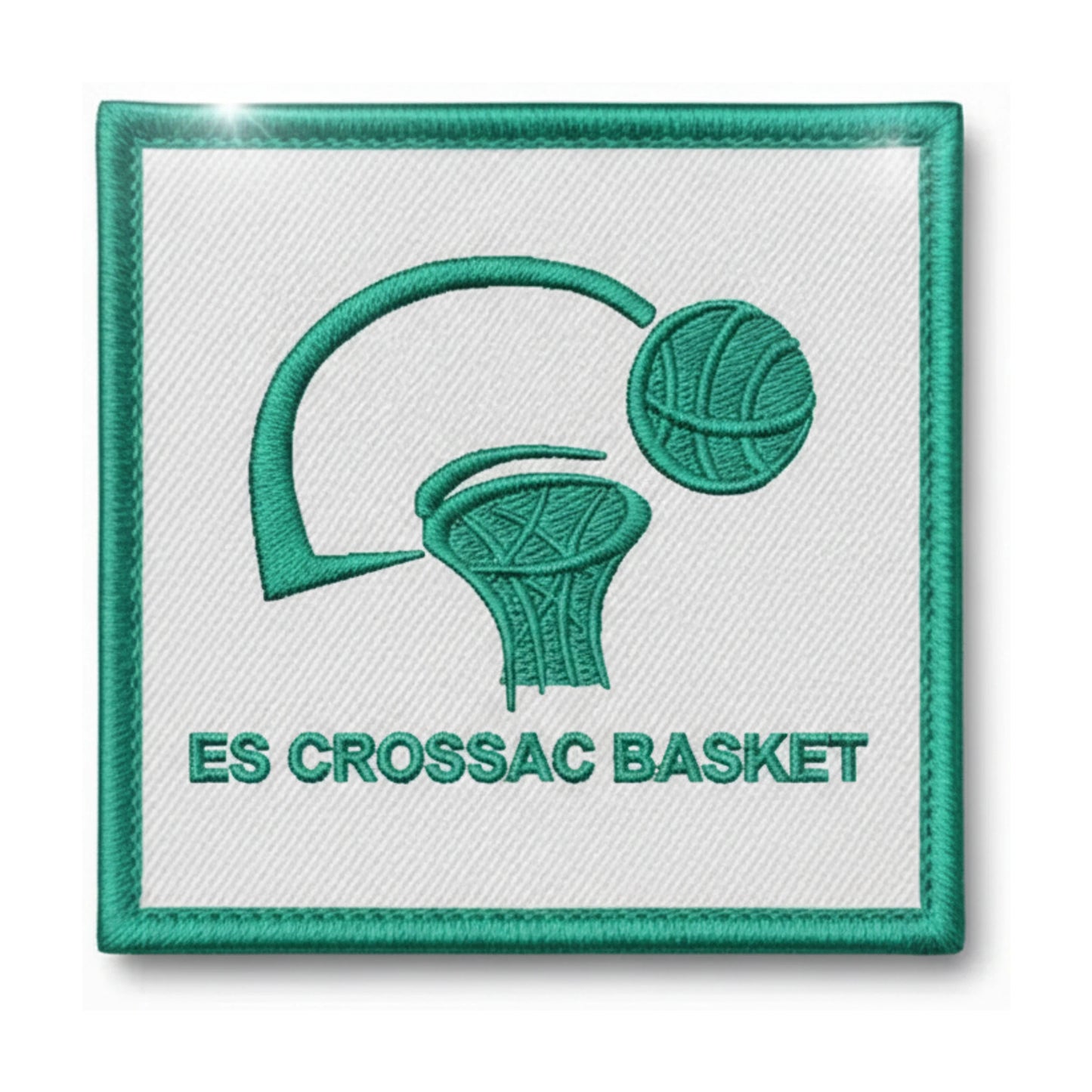 Patch brodé Esperance Sportive de Crossac Basketball logo