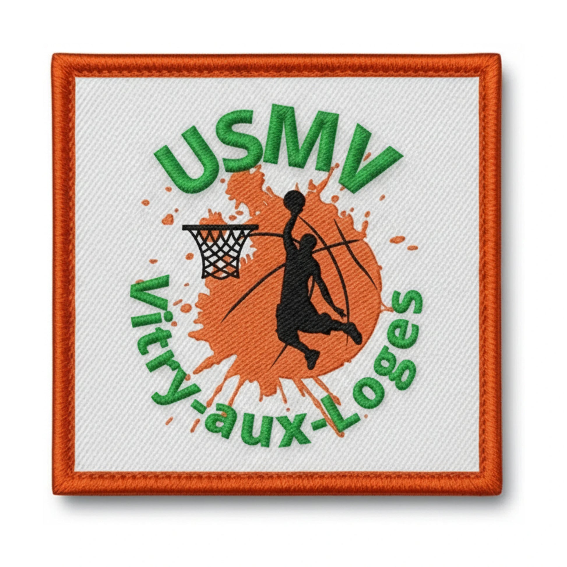 Patch brodé Vitry Aux Loges USM Basketball logo