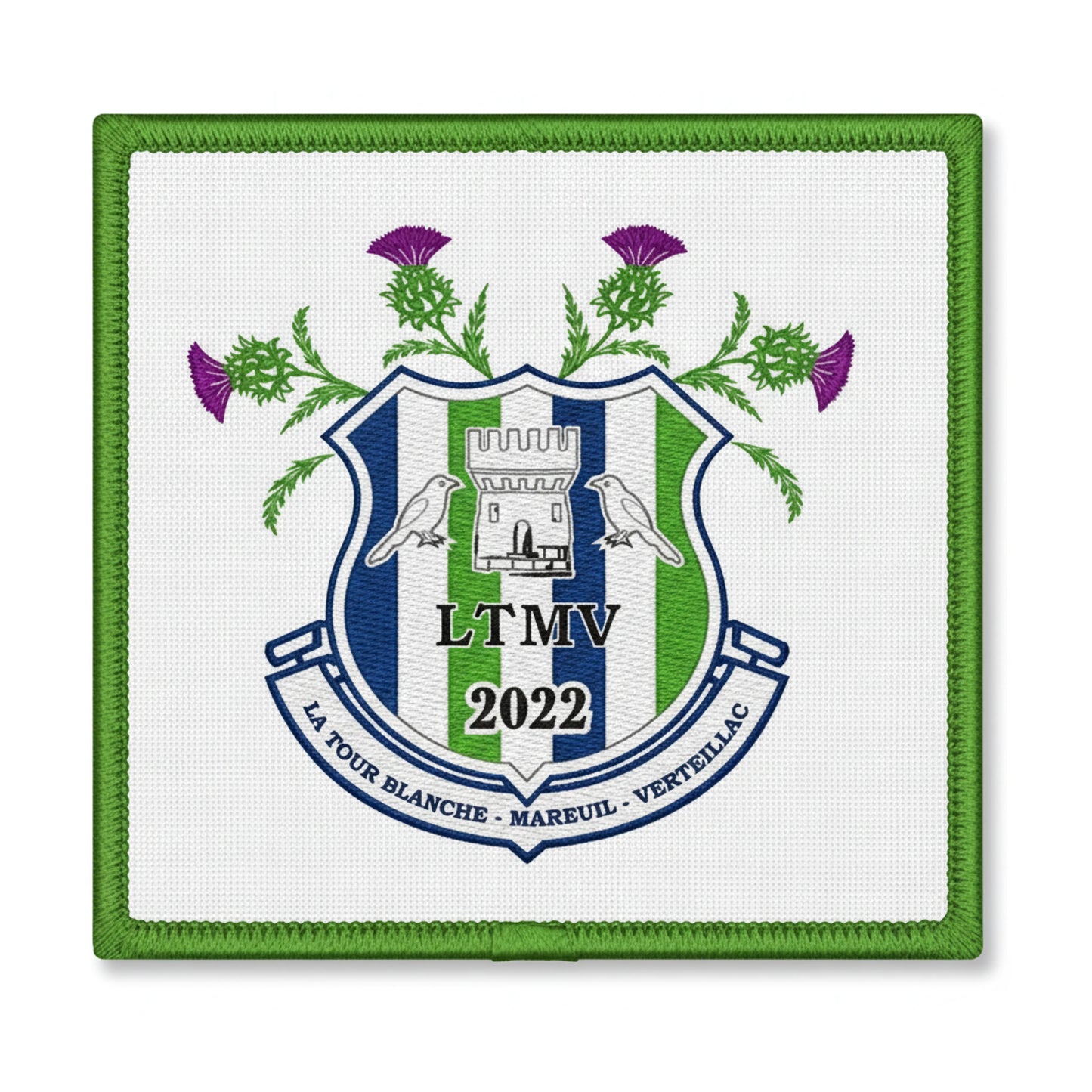 Patch brodé FOOTBALL CLUB LA TOUR MAREUIL VERTEILLAC Football logo