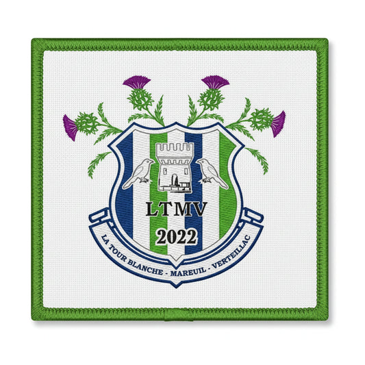 Patch brodé FOOTBALL CLUB LA TOUR MAREUIL VERTEILLAC Football logo