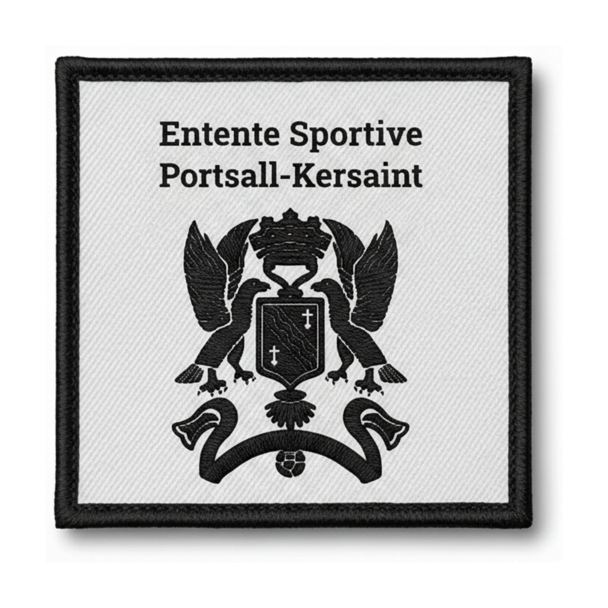 Patch brodé ENT.S. PORTSALL KERSAINT Football logo