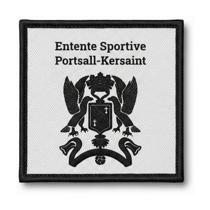 Patch brodé ENT.S. PORTSALL KERSAINT Football logo