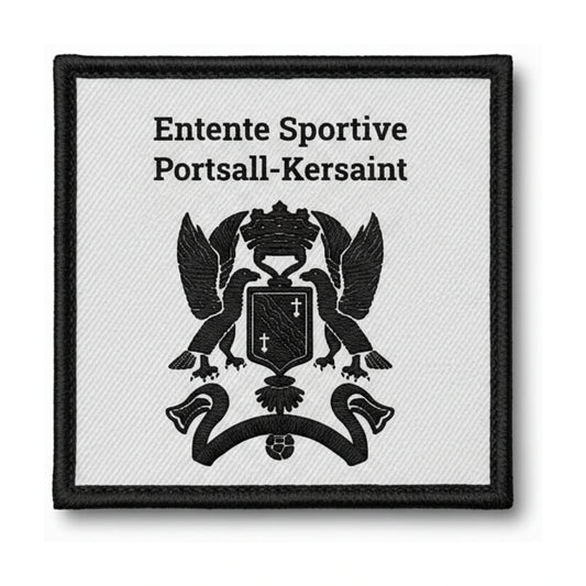 Patch brodé ENT.S. PORTSALL KERSAINT Football logo