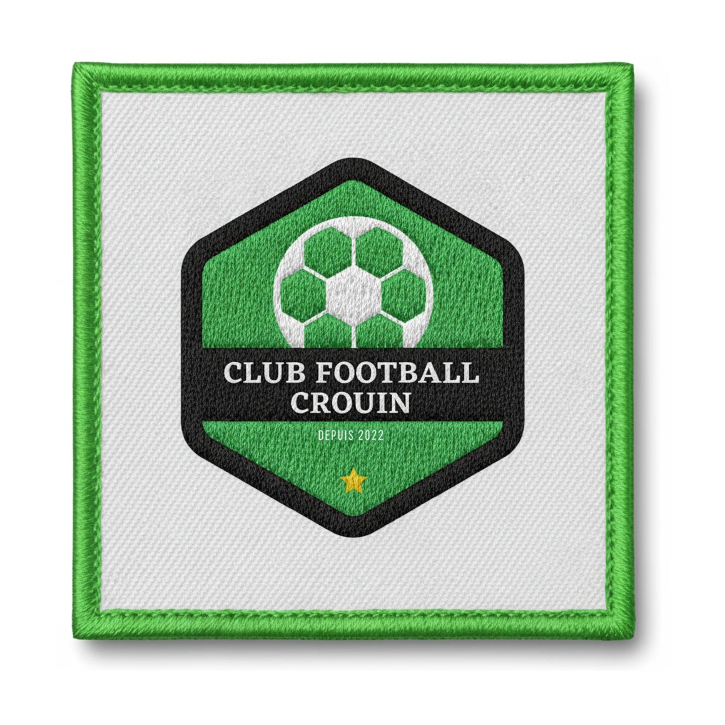 Patch brodé CLUB FOOTBALL CROUIN Football logo