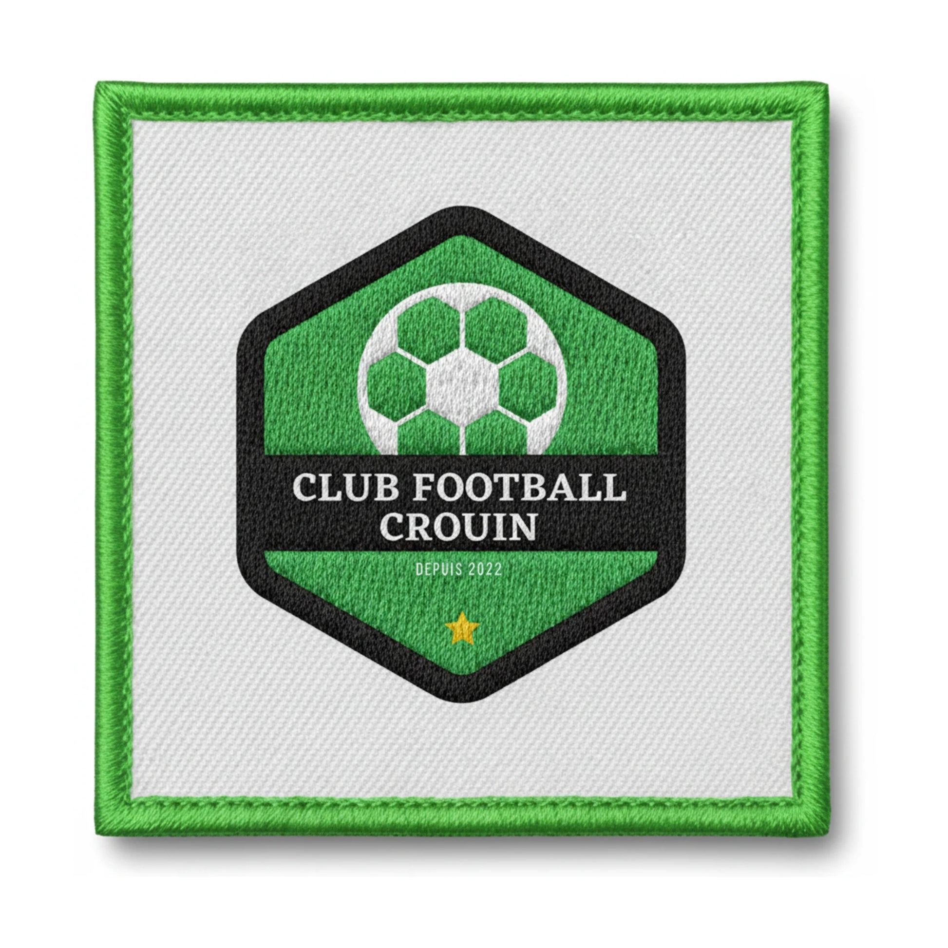Patch brodé CLUB FOOTBALL CROUIN Football logo