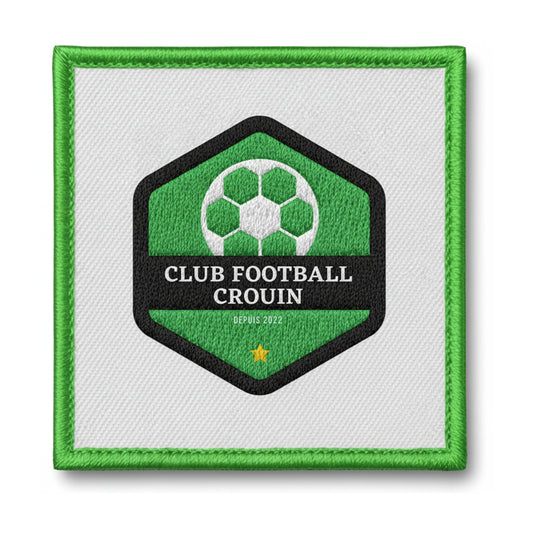 Patch brodé CLUB FOOTBALL CROUIN Football logo
