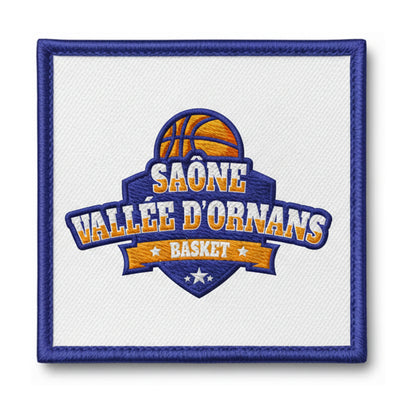 Patch brodé P.I.Saone Vallee d'Ornans Basket Basketball logo