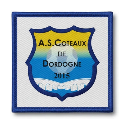 Patch brodé A. S. COTEAUX DE DORDOGNE Football logo