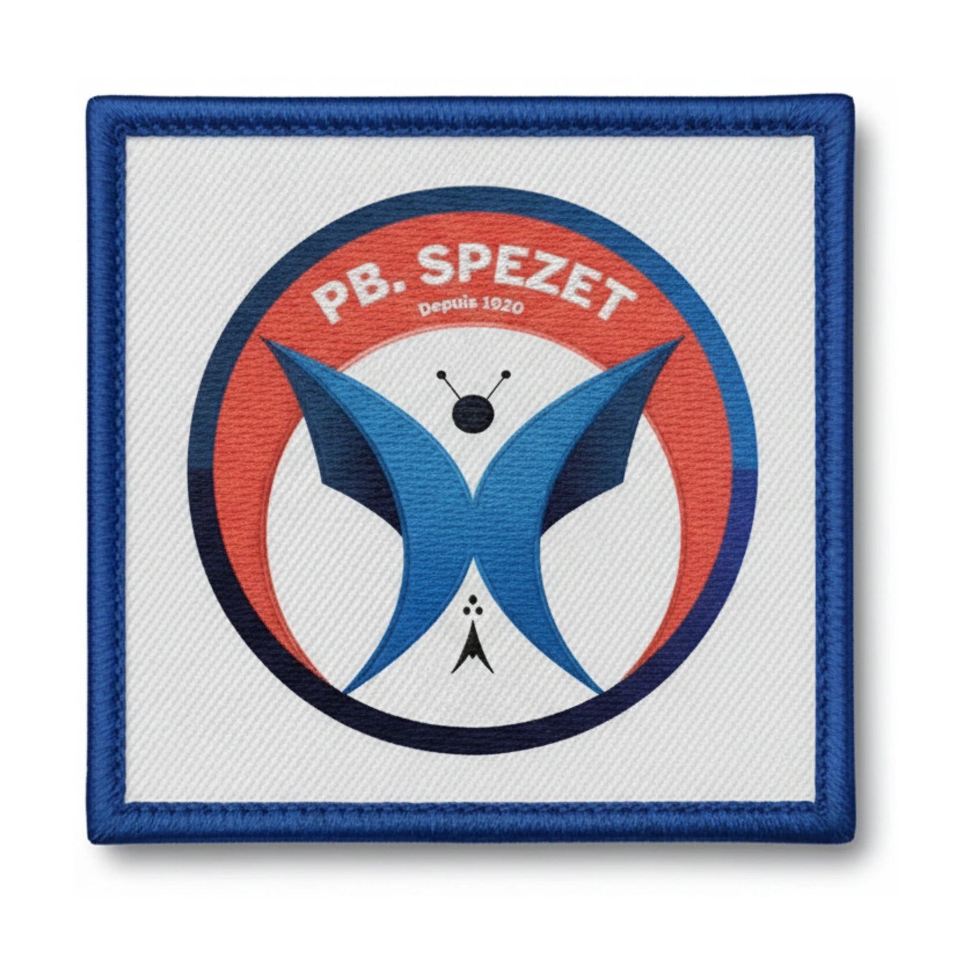 Patch brodé PAPILLONS BLEUS DE SPEZET Football logo