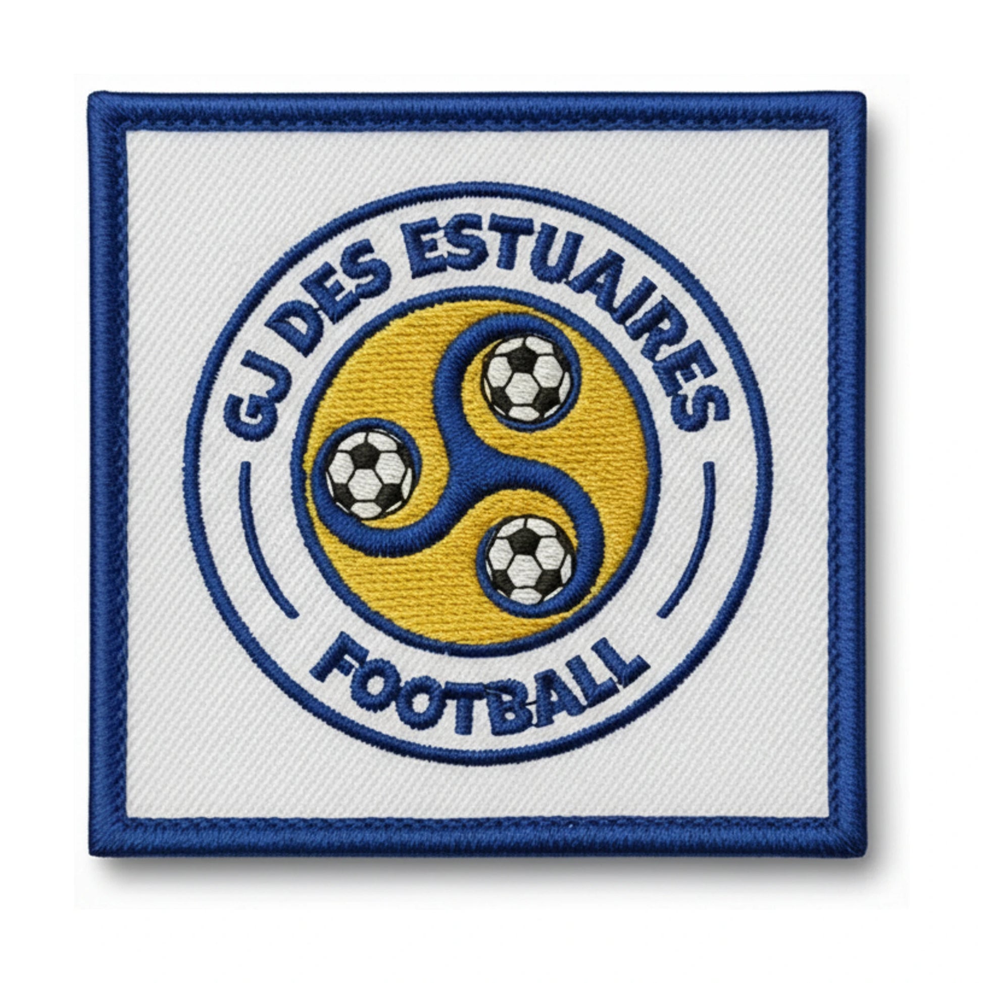 Patch brodé GJ ESTUAIRES-ROMAGNE Football logo