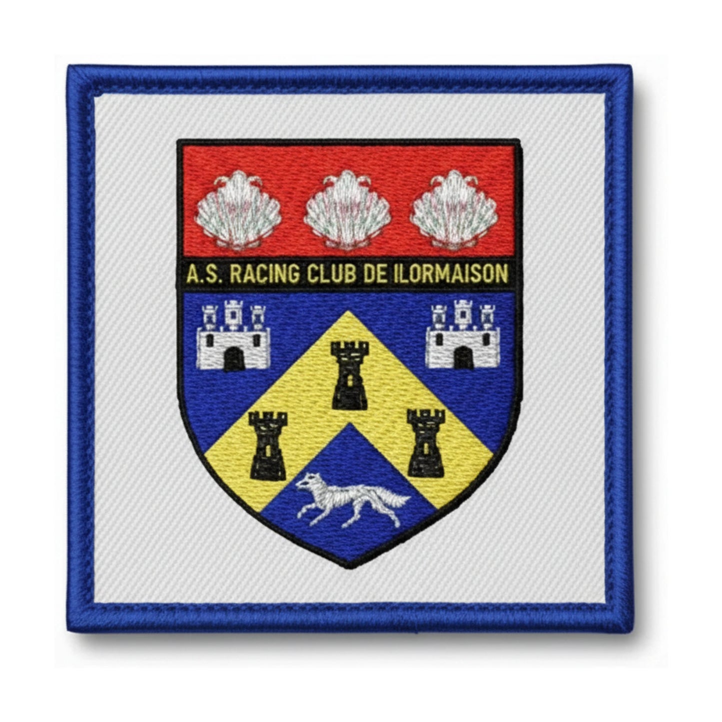 Patch brodé A. S. RACING CLUB DE LORMAISON Football logo
