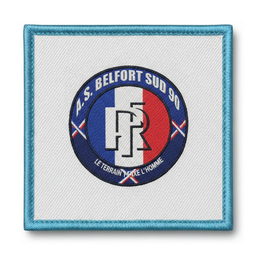 Patch brodé AS Belfort Sud Football logo