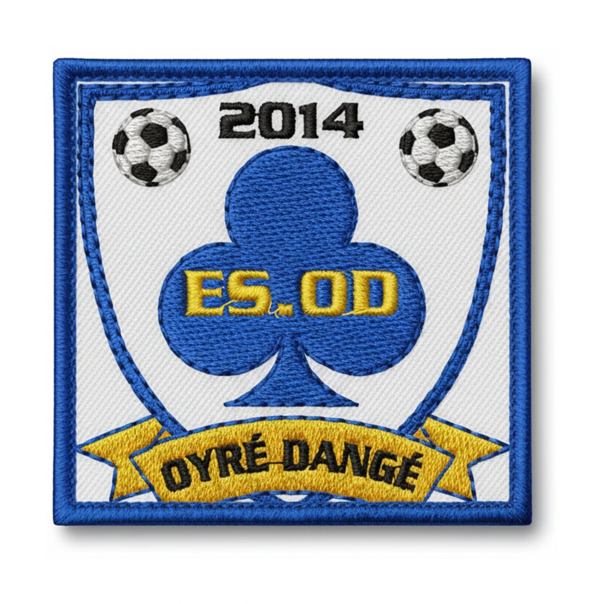 Patch brodé Elan Sportif Oyre Dange Football logo