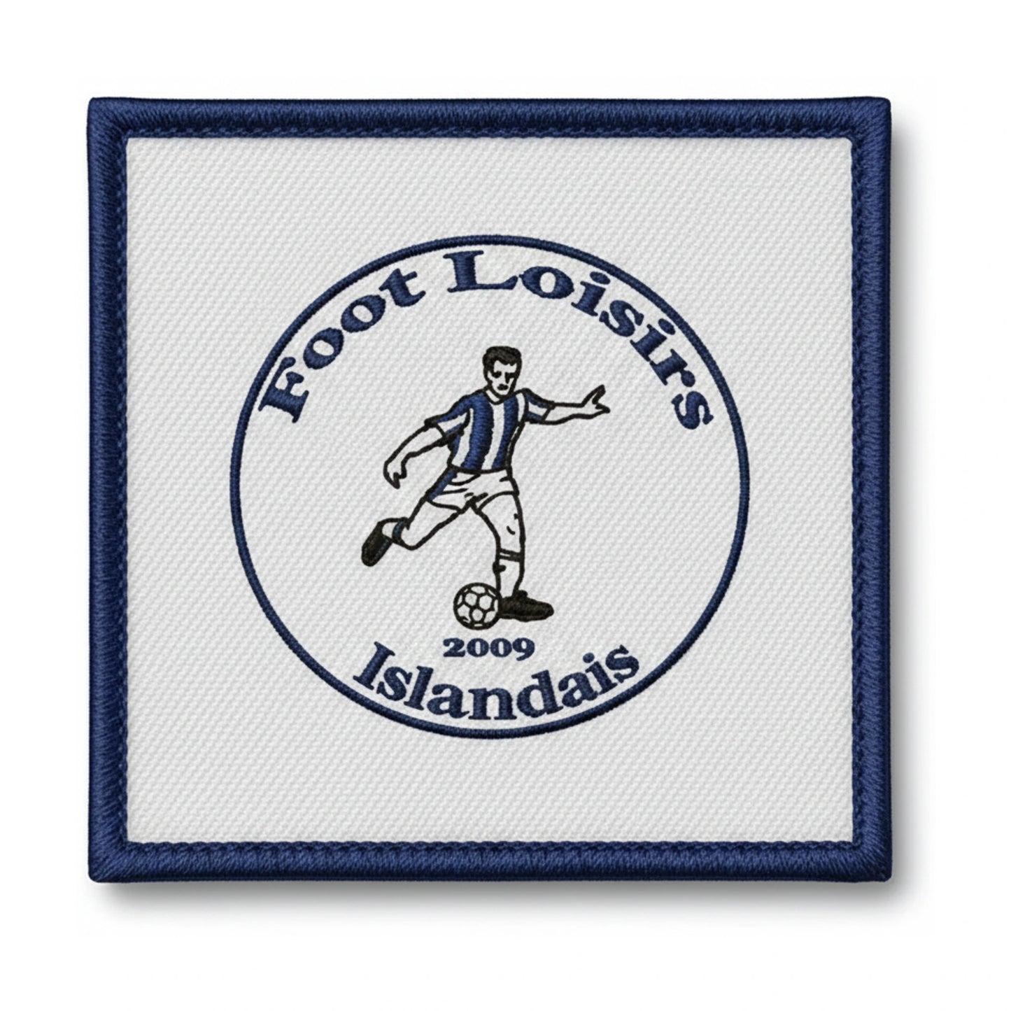 Patch brodé FOOT LOISIRS ISLANDAIS PAIMPOL Football logo