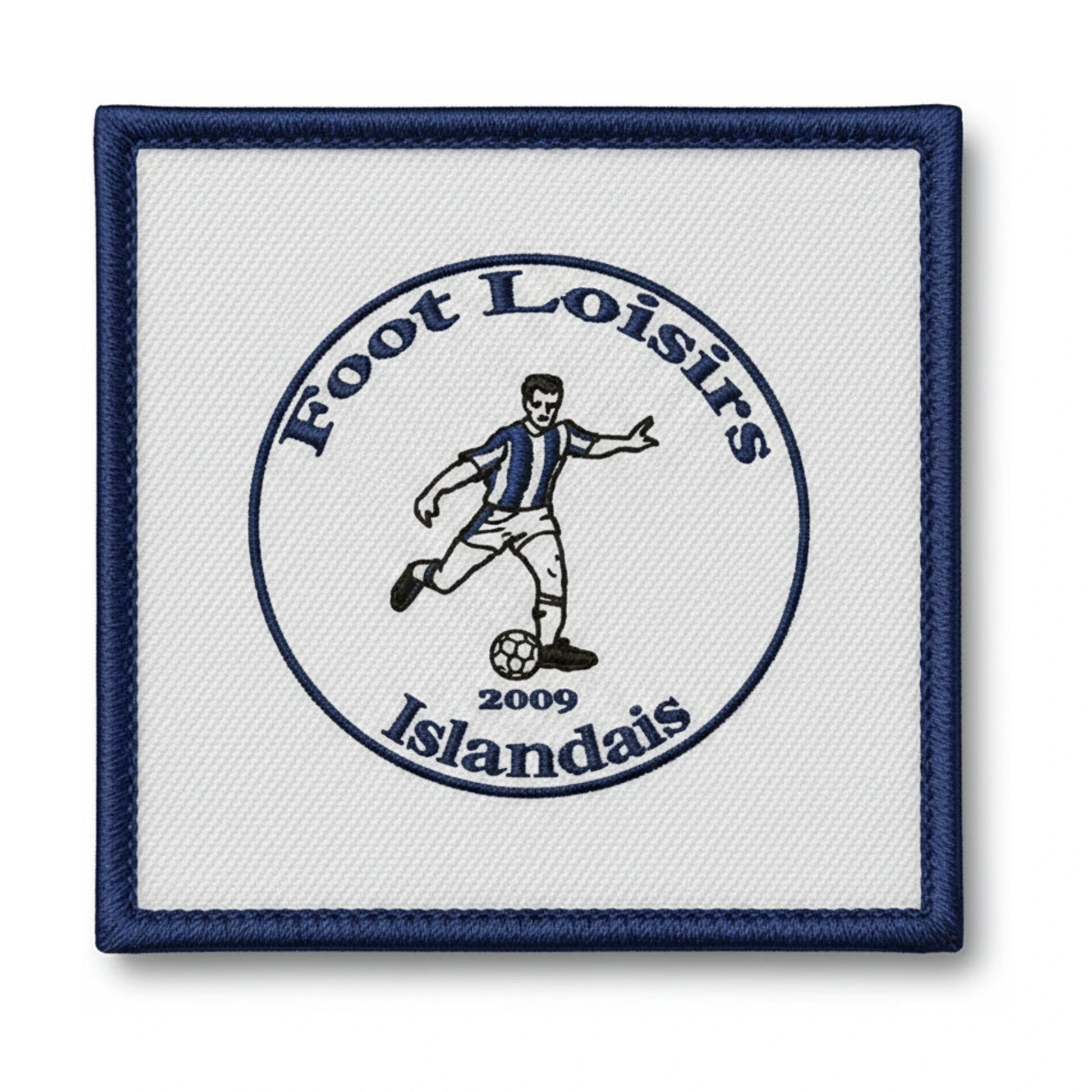 Patch brodé FOOT LOISIRS ISLANDAIS PAIMPOL Football logo