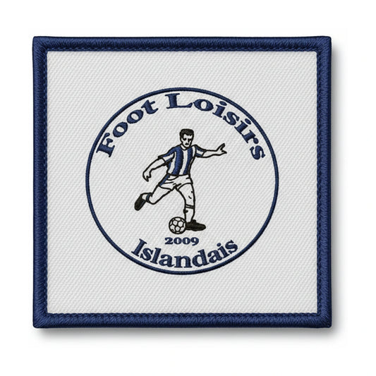 Patch brodé FOOT LOISIRS ISLANDAIS PAIMPOL Football logo
