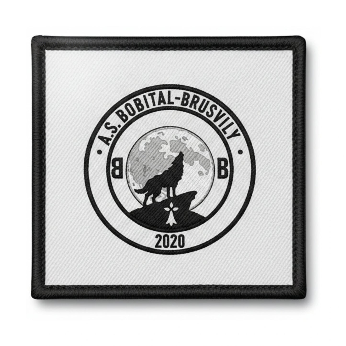 Patch brodé ASSOCIATION SPORTIVE BOBITAL BRUSVILY Football logo